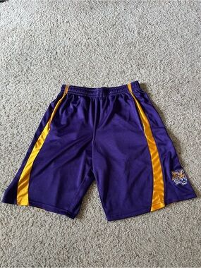 ProEdge LSU Tigers Purple and Yellow Athletic Shorts
